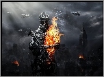 Battlefield 3, Wojna, Czaszka, Broń, Żolnierze, Wybuchy