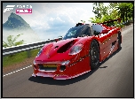 Czerwone, Ferrari F50 GT, Gra, Forza Horizon 3