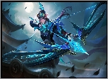 Arena of Valor, Postać, Łuczniczka, Elfka, Łuk, Zbroja, Strzała, Księżyc