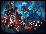 Gra, Baldurs Gate, Postacie, Plakat