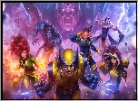 Postacie, Gra, Marvel contest of champions, Plakat