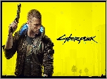 Cyberpunk 2077, Gra wideo, Postać, Pistolet