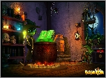Gra, Farmerama, Halloween, Kot, Kociołek