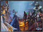 Gra, World of Warcraft Shadowlands, Postaci, Broń, Zbroje, Plakat