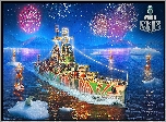 Gra, World of Warships, Okręt, Fajerwerki