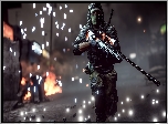 Gra, Battlefield 4, Żołnierz, Snajper