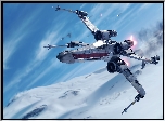 Gra, Star Wars Battlefront, X-wing Starfighter, Samolot, Myśliwiec