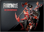 Gra, Fortnite Koi Kingdom Pack, Płomień, Ogień, Kobiety, Toporki, Plakat