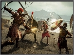 Kobieta, Rycerze, Walka, Gra, Assassins Creed Odyssey