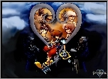 Kingdom Hearts, postacie, serce, klucz, goofy, donald, duck