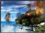 Just Cause 1, Walka, Helikopter�w