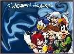 Kingdom Hearts, postacie, donald, duck, goofy