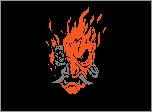 Logo, Samuraj, Gra, Cyberpunk 2077