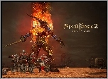 ogień, miecz, potwór, Spellforce