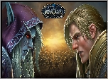 Gra, World of Warcraft Battle for Azeroth, Postacie, Sylvanas Windrunner, Anduin Wrynn, Twarze, Bitwa, Plakat