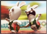 Rayman Raving Rabbids, Króliki, Wyścig