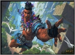 Smite Battleground of the God, Postać, Maui, Skok, Ptaki, Skały