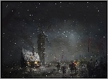 Stary Młyn, Rycerze, Noc, Art