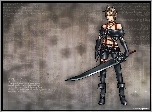 wojownik, kobieta, postać, miecz, Final Fantasy