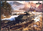 Gra, World of Tanks, Radziecki, Czołg, Object 705A