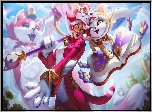 Gra, League of Legends, Cats vs Dogs, Postacie, Nidalee, Yuumi, April Fools