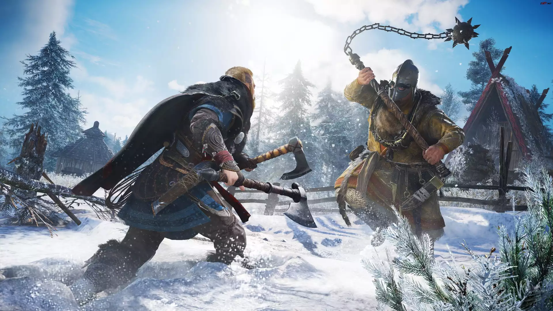 Gra, Assassins Creed Valhalla, Wiking, WalczÄ…cy, Eivor, Postacie