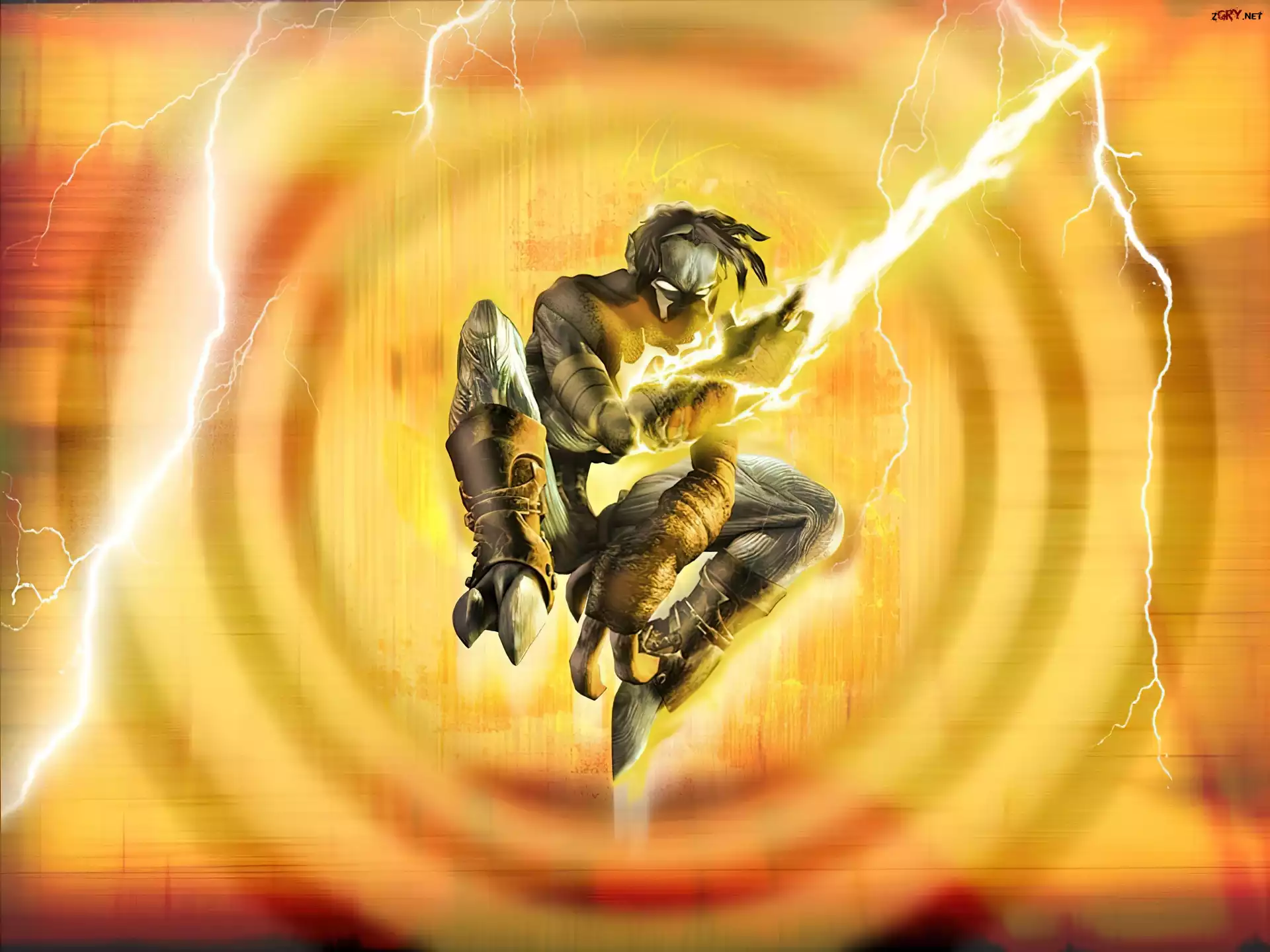 Legacy Of Kain Soul Reaver 2, postać, potwór, błyskawice