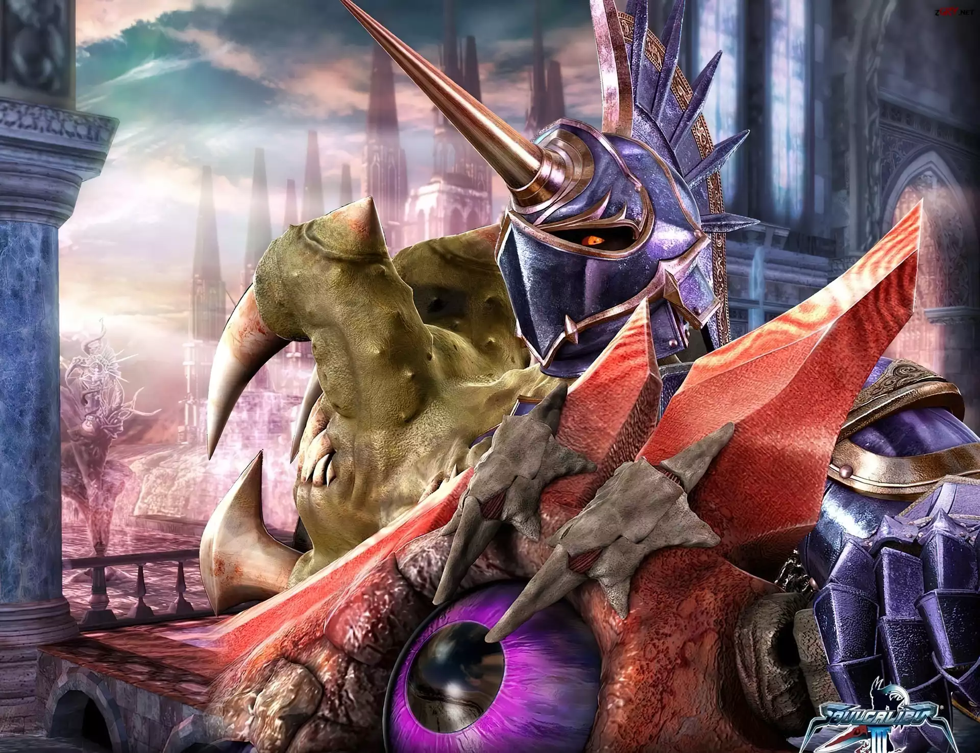 Soul Calibur, Potwór, Nightmare, Soul Edge, Zamek