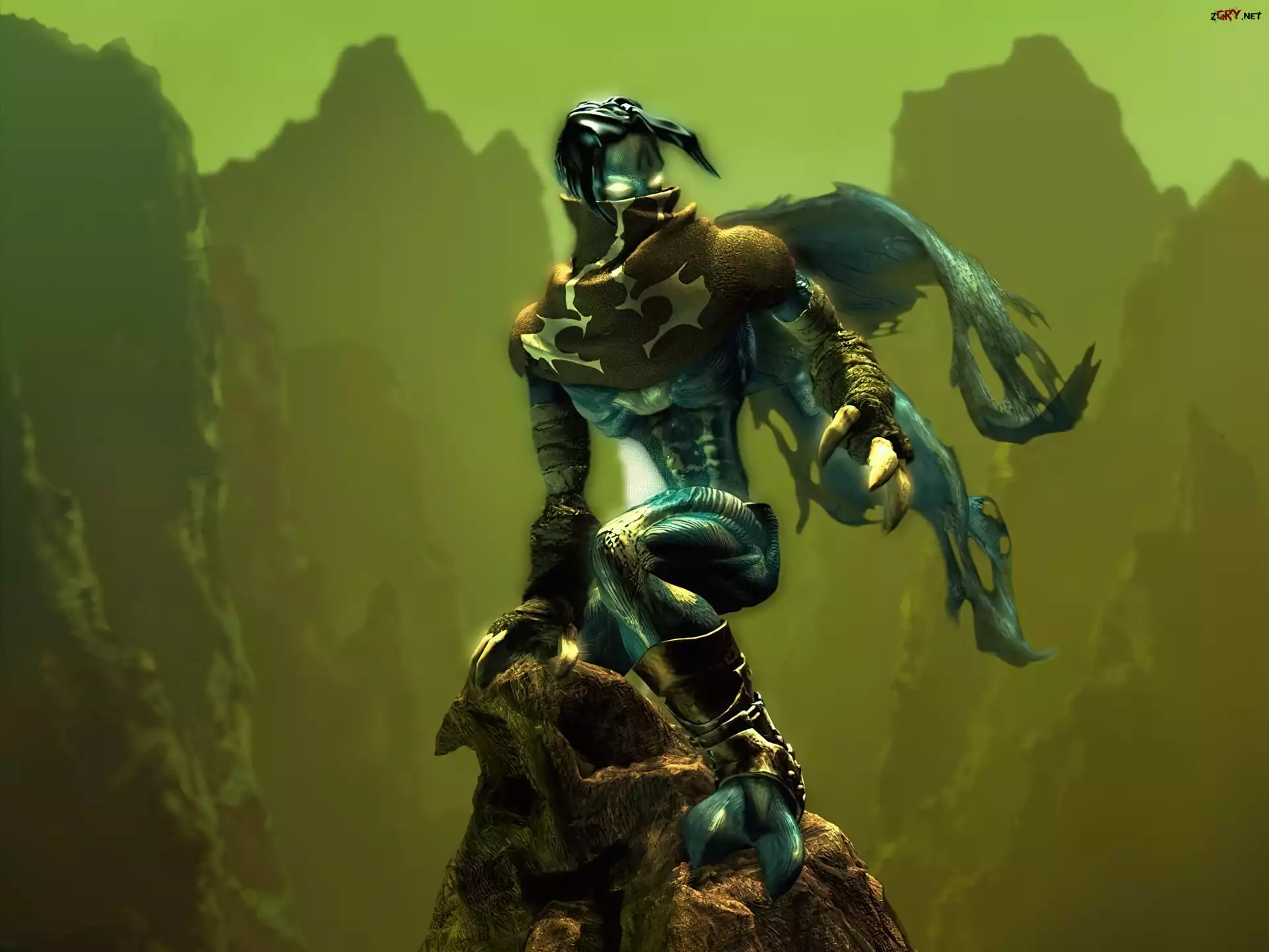Legacy Of Kain Soul Reaver, postać, potwór, peleryna, chusta