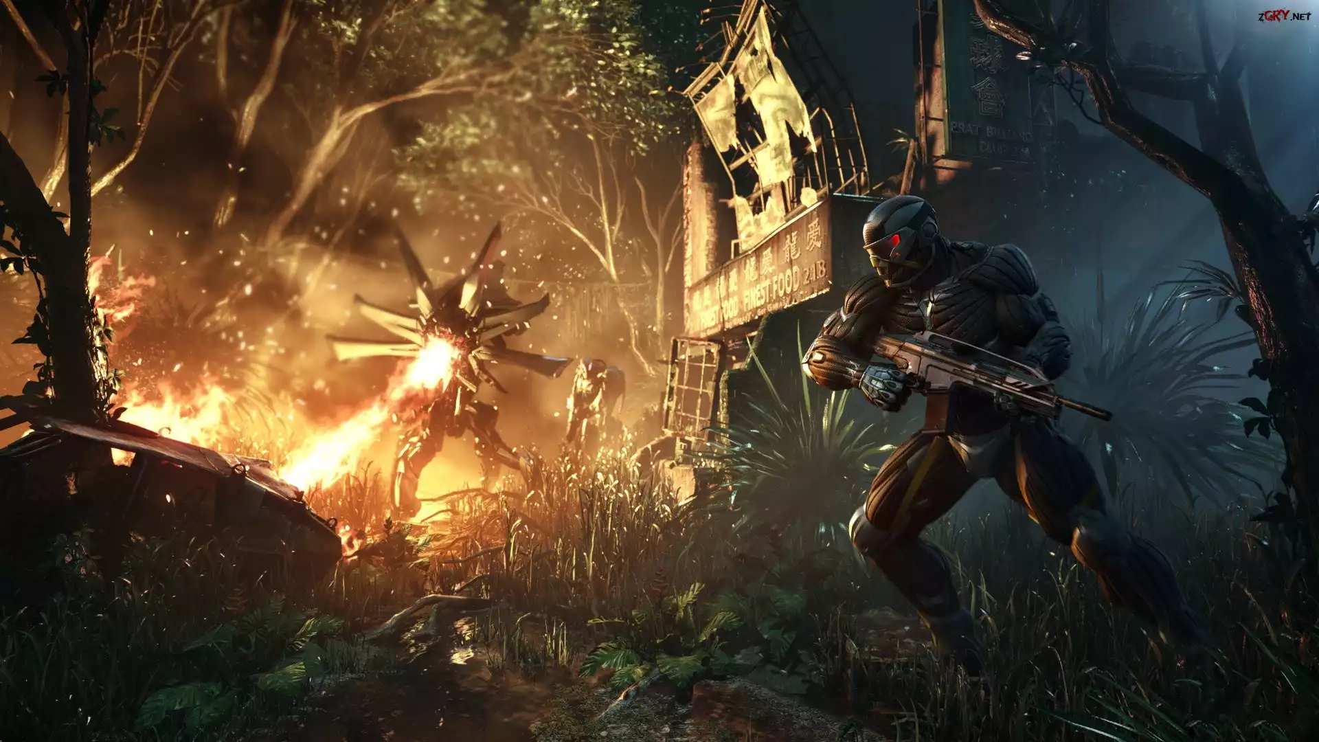 Crysis 3, Postać, Broń, Ogień