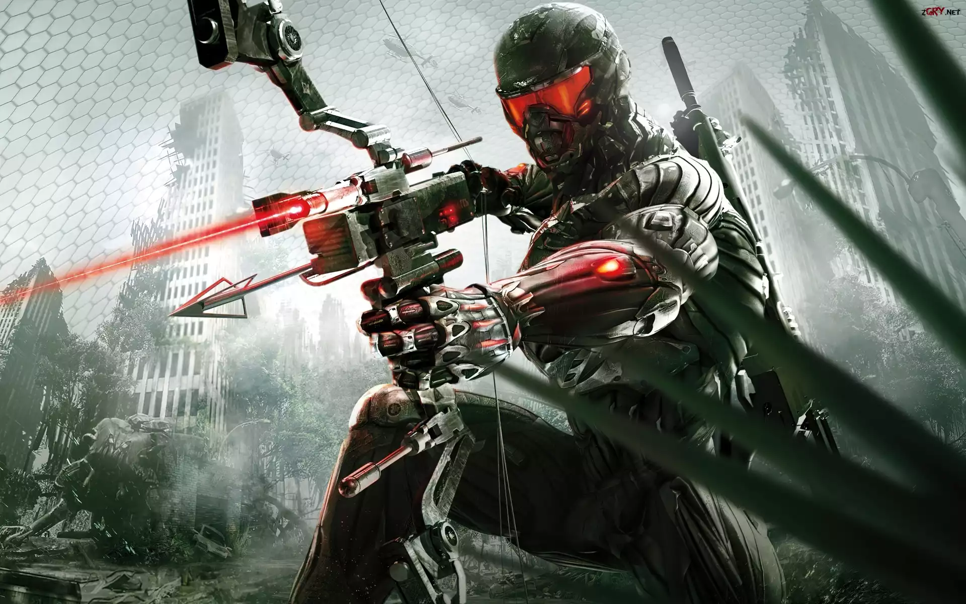 Crysis 3, Postać, Maska, Łuk