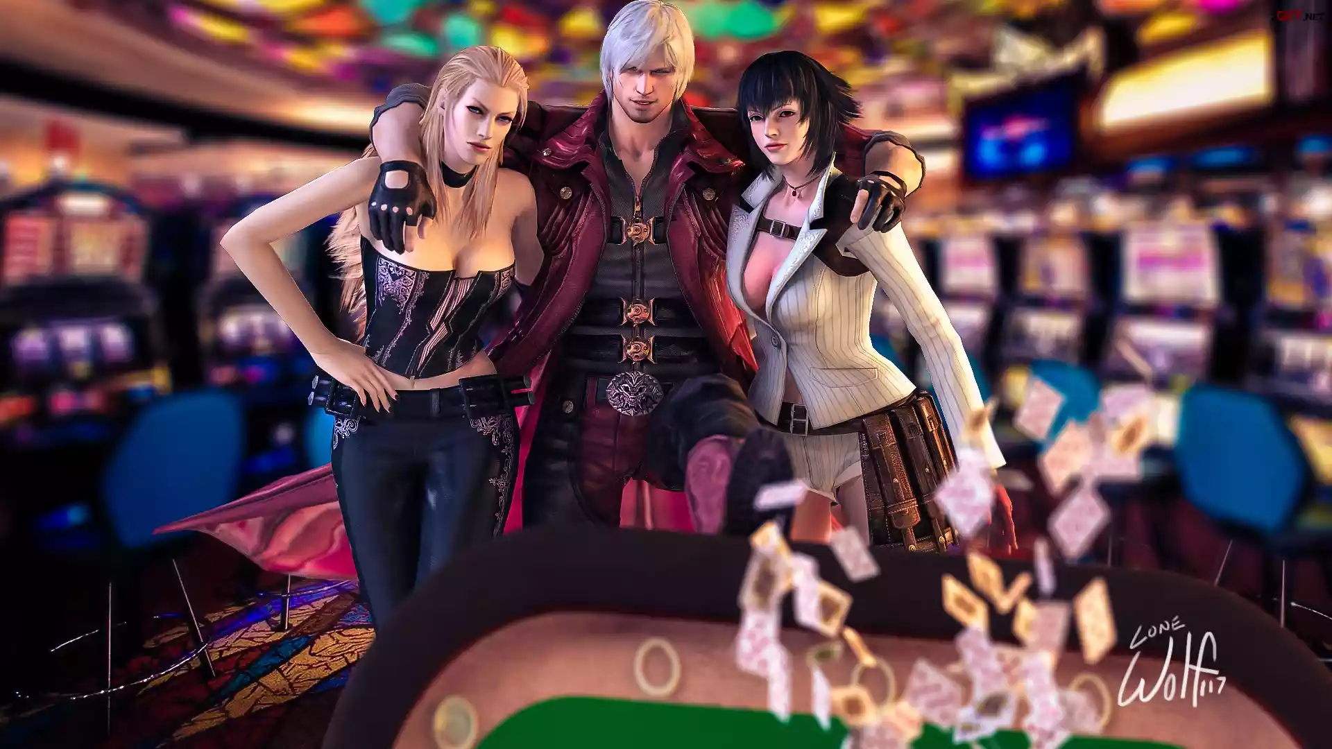 Devil May Cry, Dante, Trish, Lady