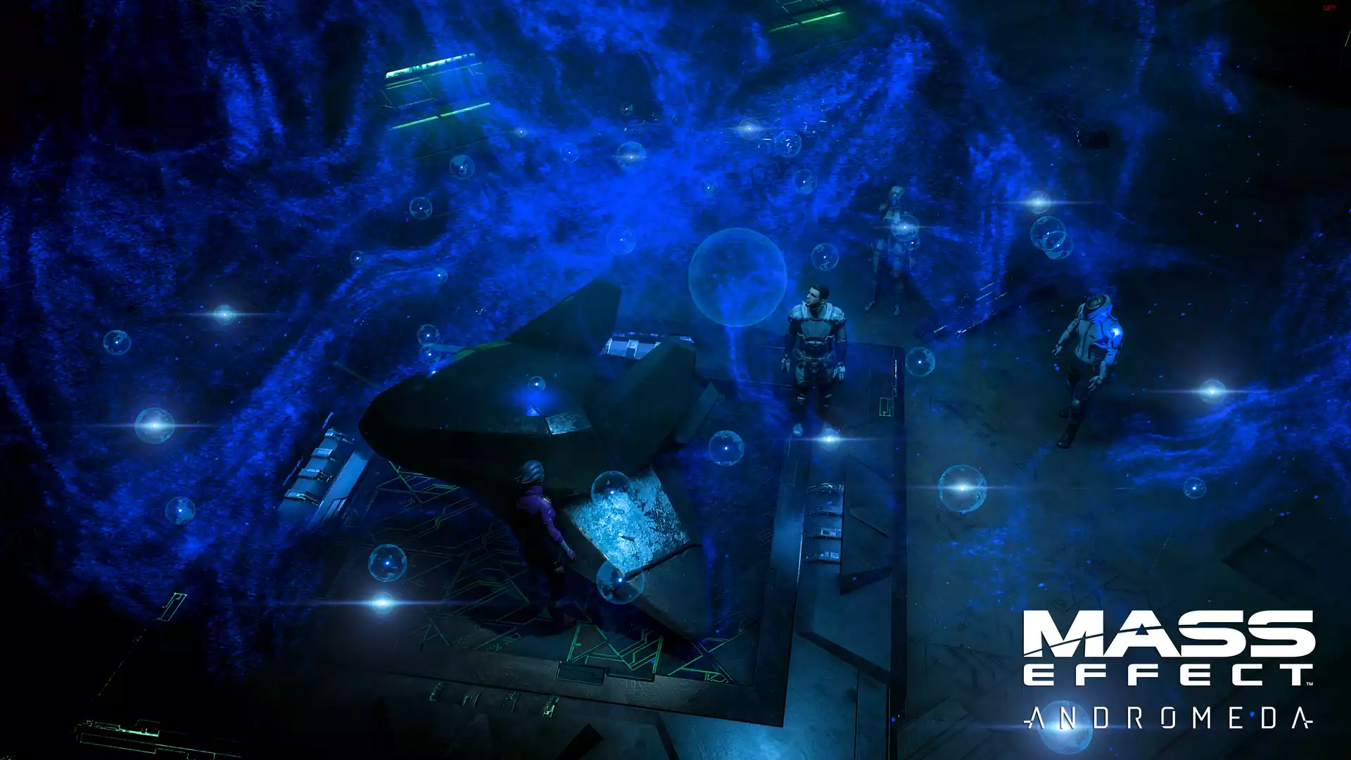 Mass Effect: Andromeda, Człowiek, Asari, Mapa, Kosmos, Technologia