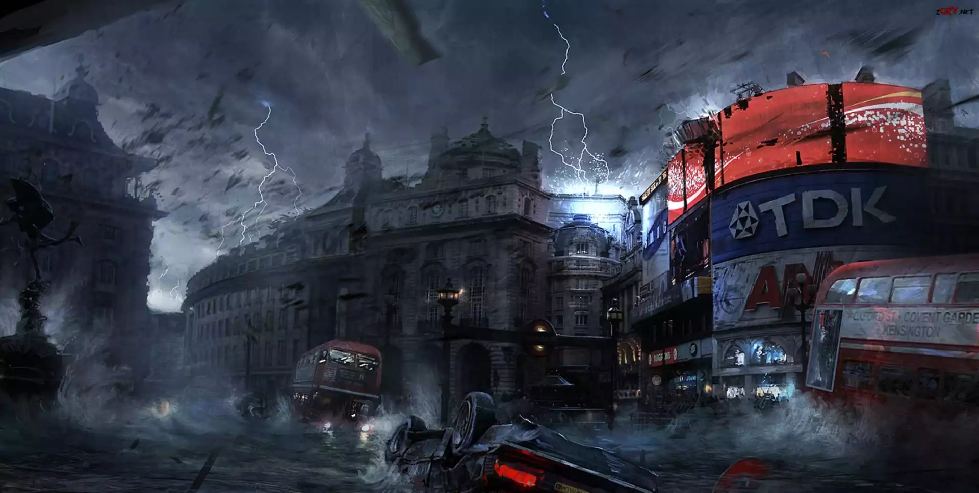 Final Fantasy, Burza, Miasto, Samochody