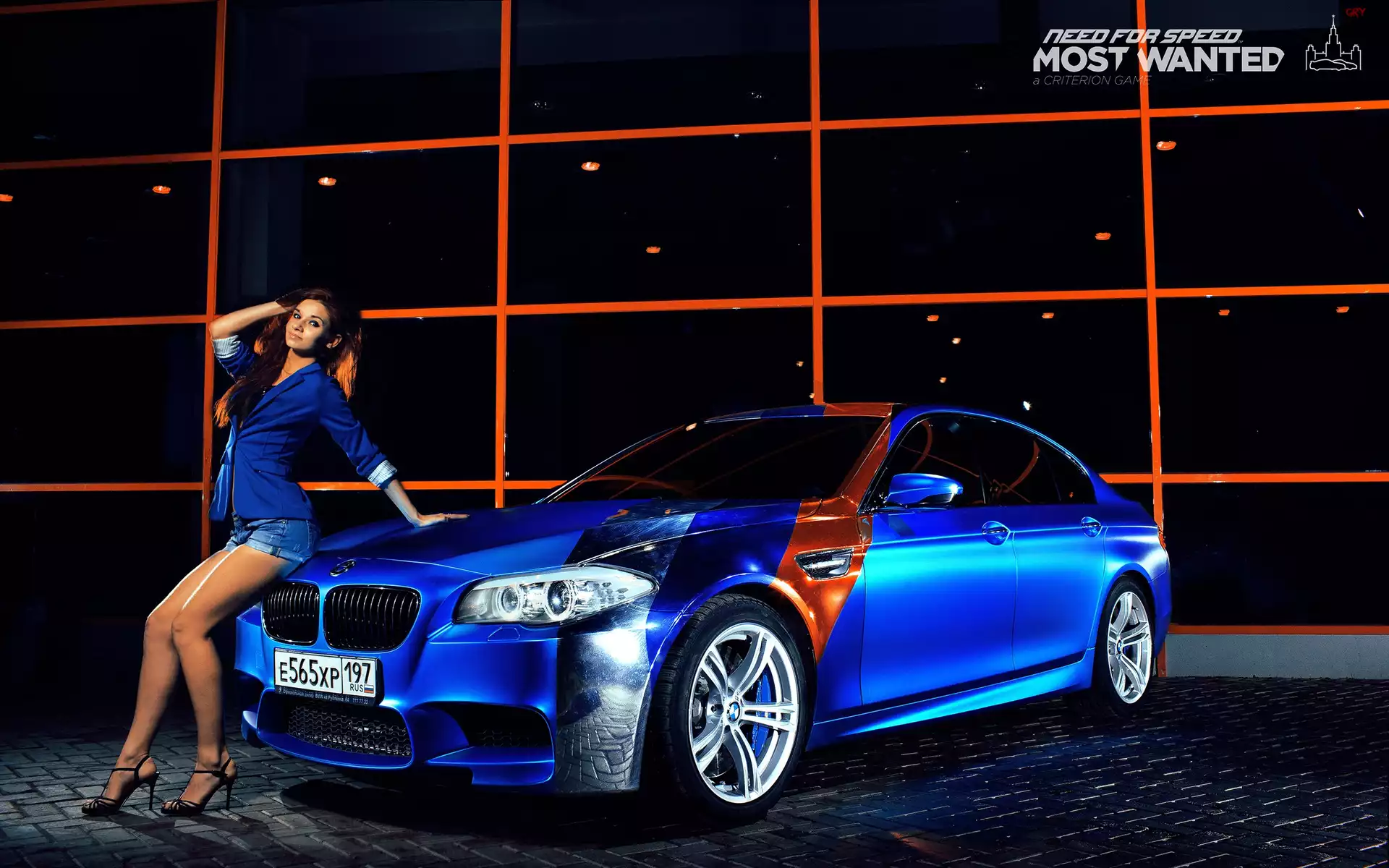 Need for speed, Most wanted, BMW, Girl car