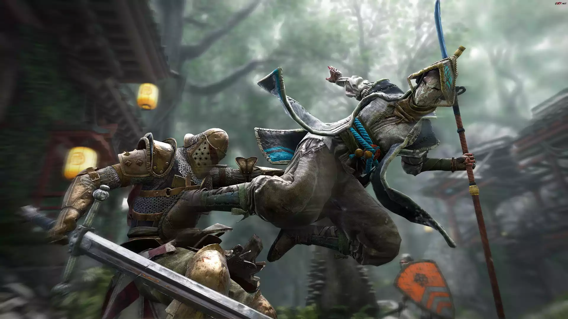 For Honor, Walka, Samuraj Nobushi, Rycerz