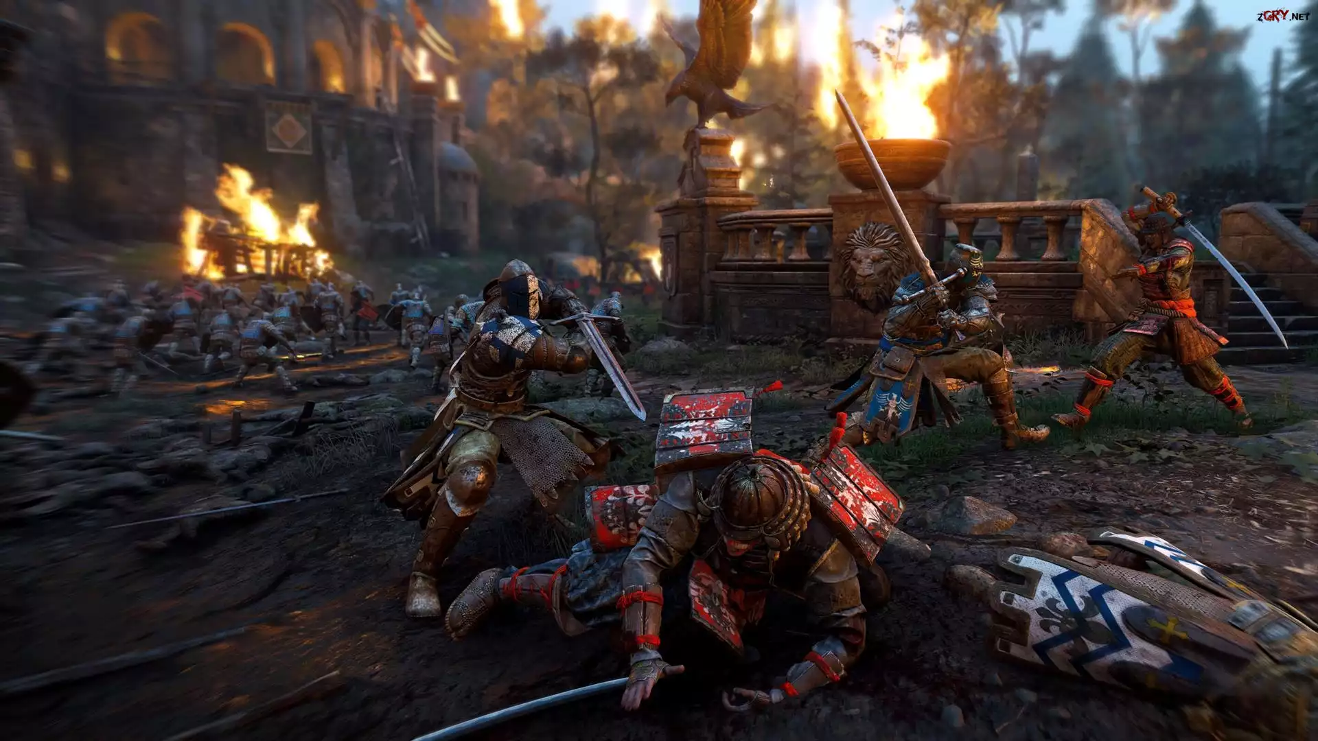 For Honor, Gra, Rycerze, Samuraje, Walka