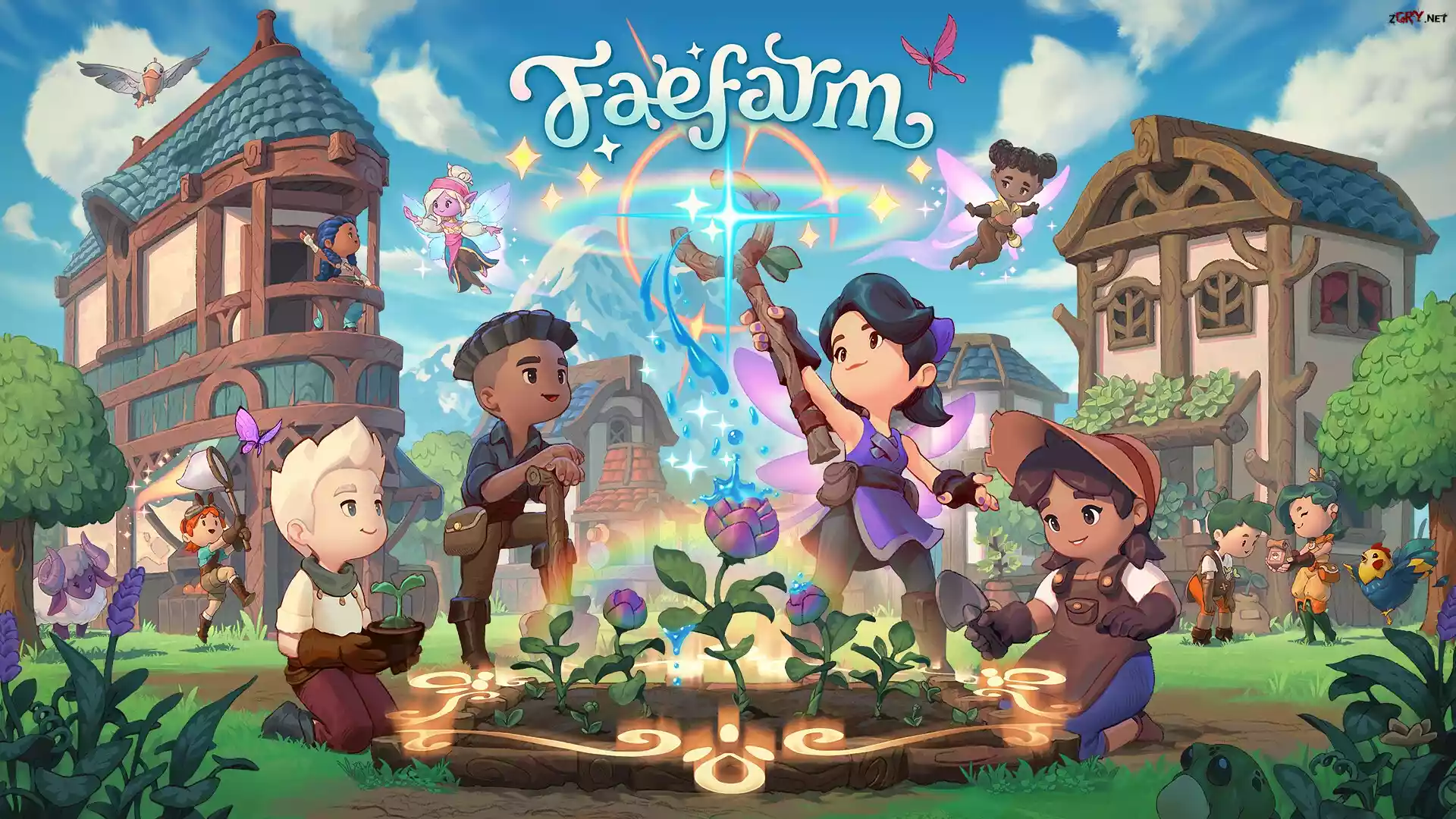 Postacie, Gra, Fae Farm, Plakat