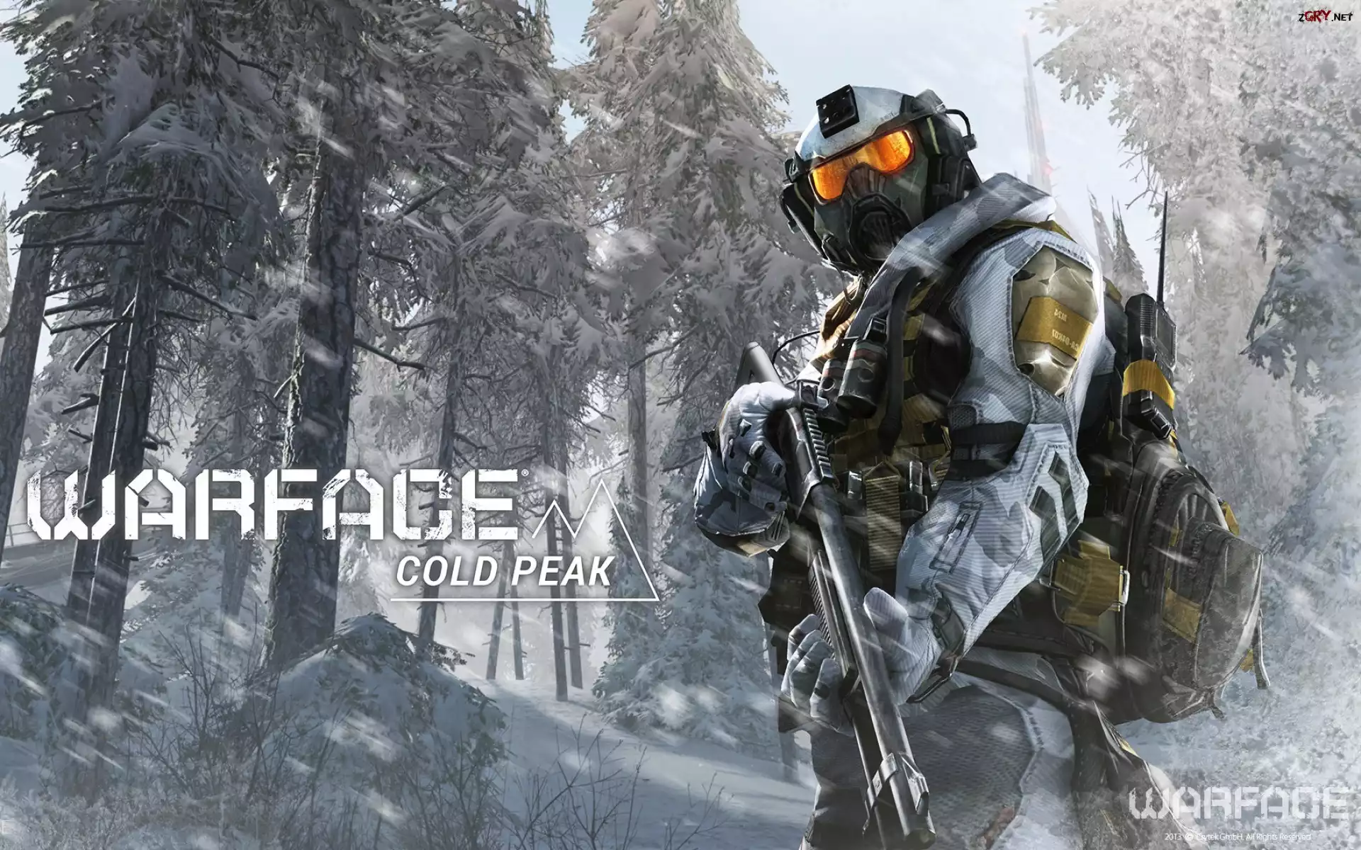 Gra, Warface, Żołnierz, Las, Zima