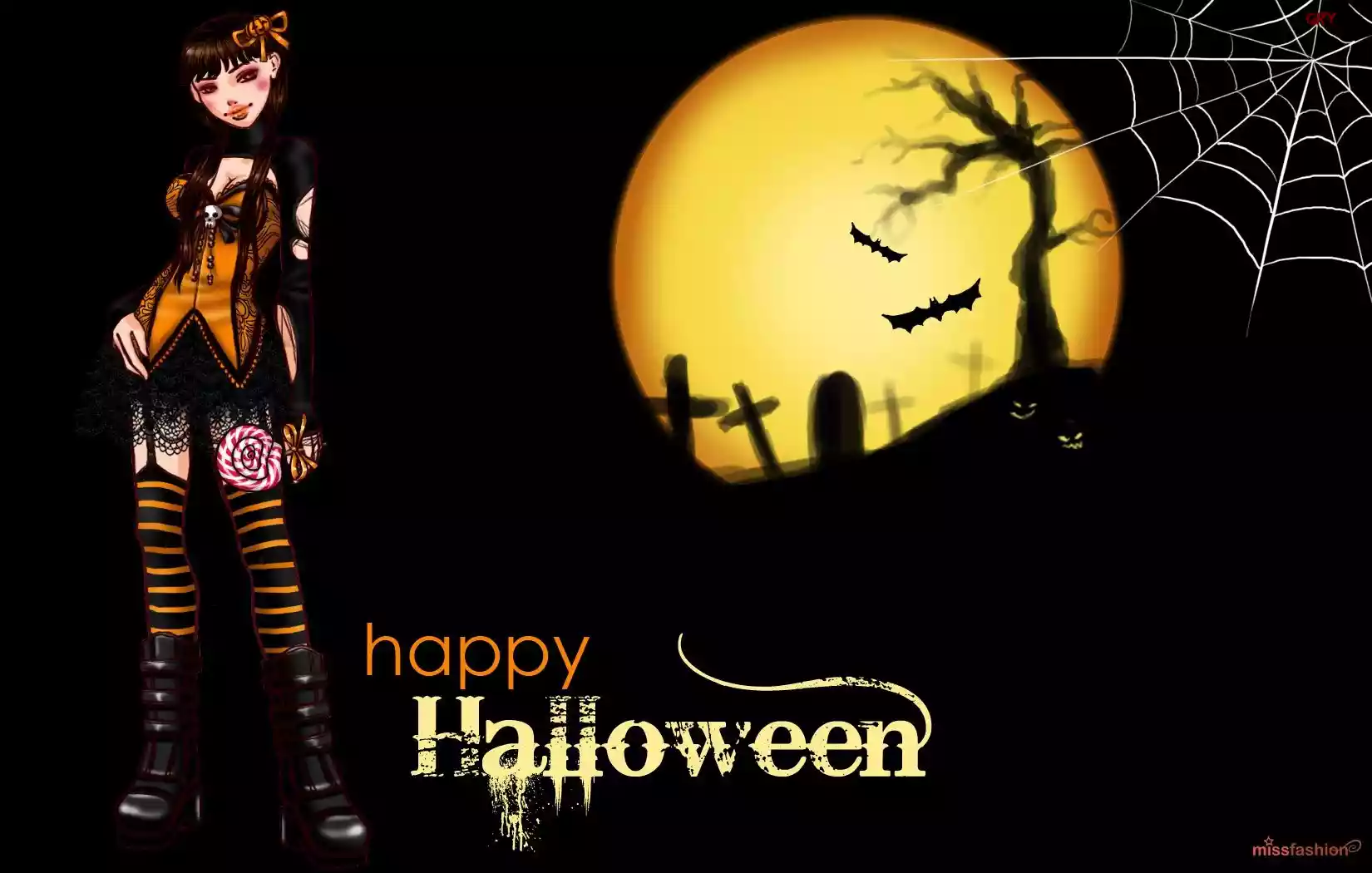 Gra, Internetowa, MissFashion, Hallowen