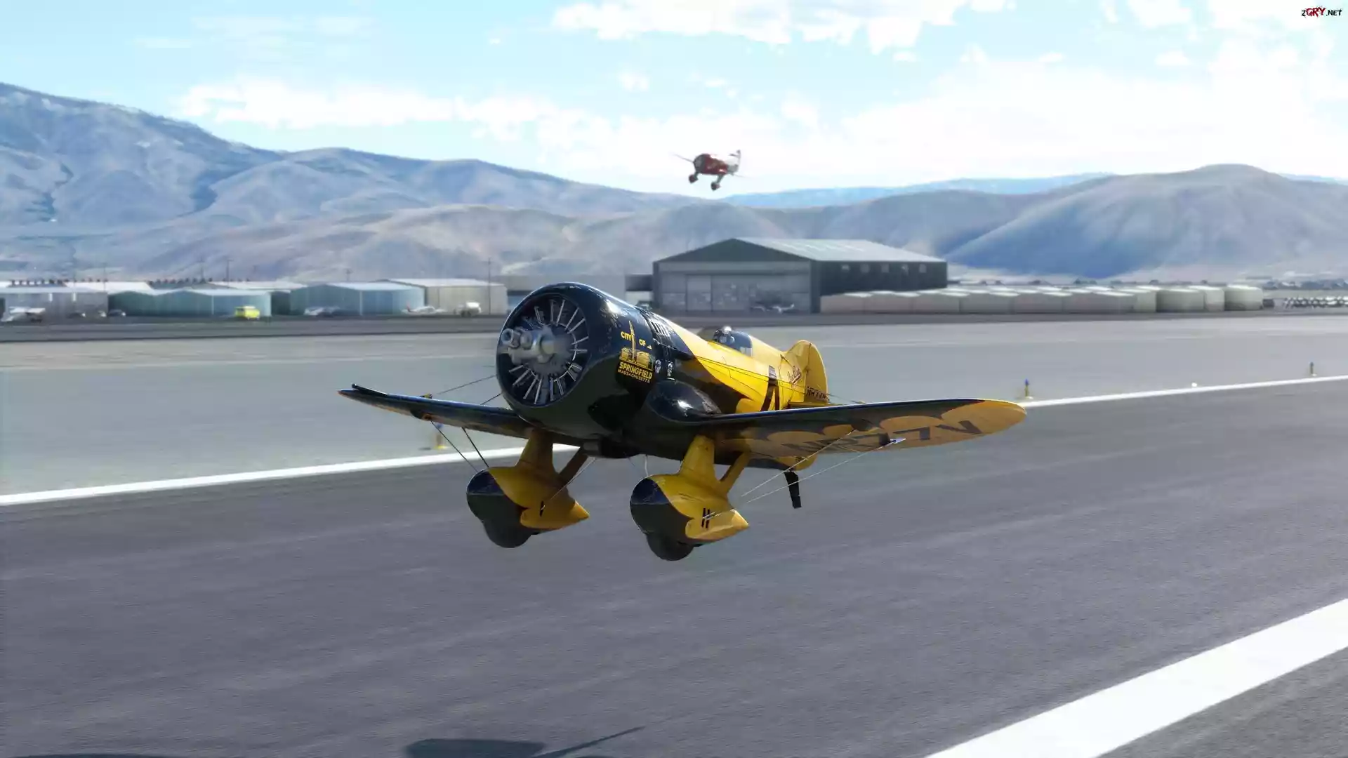 Samolot, Pas startowy, Gra, Microsoft Flight Simulator