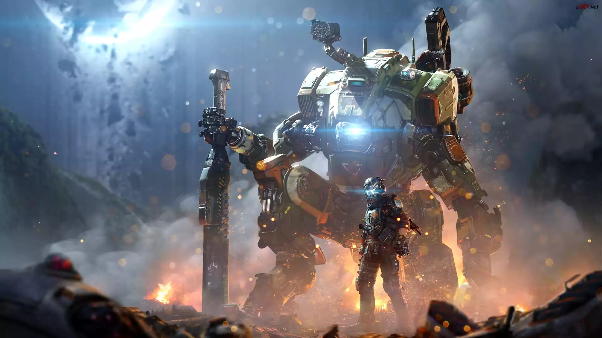 Gra, Titanfall, Robot, Mech Tytan, Żołnierz