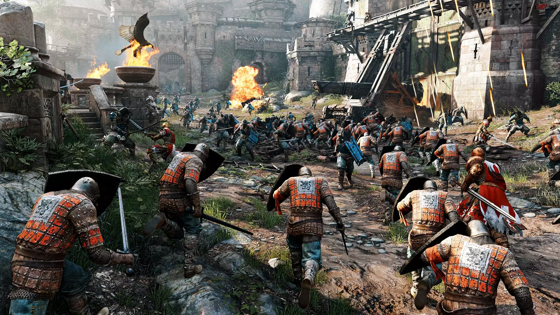 Gra, For Honor, Postacie, Walka, Ogień
