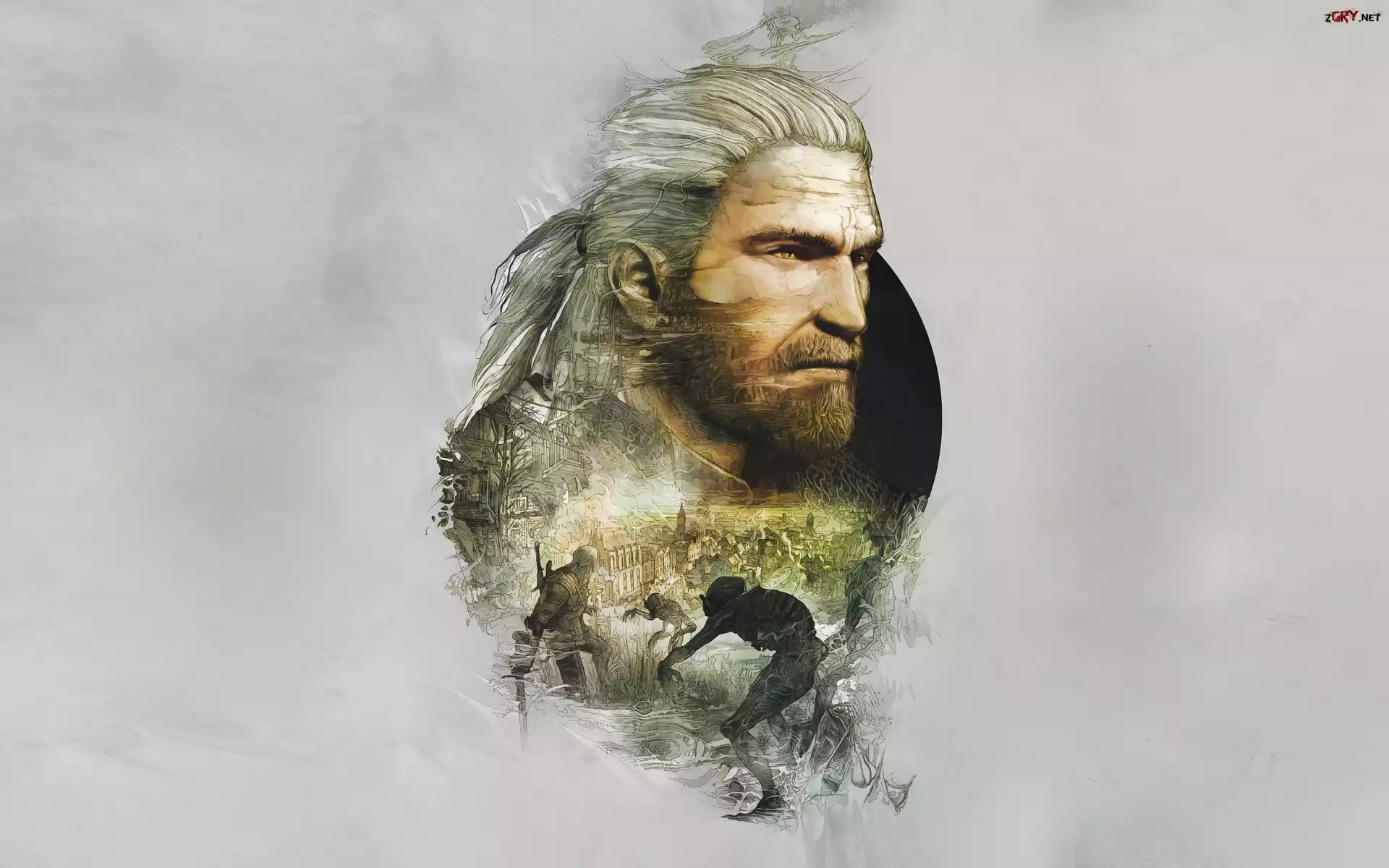 Gra, Wiedźmin 3, Mężczyzna, Wojownik, Geralt