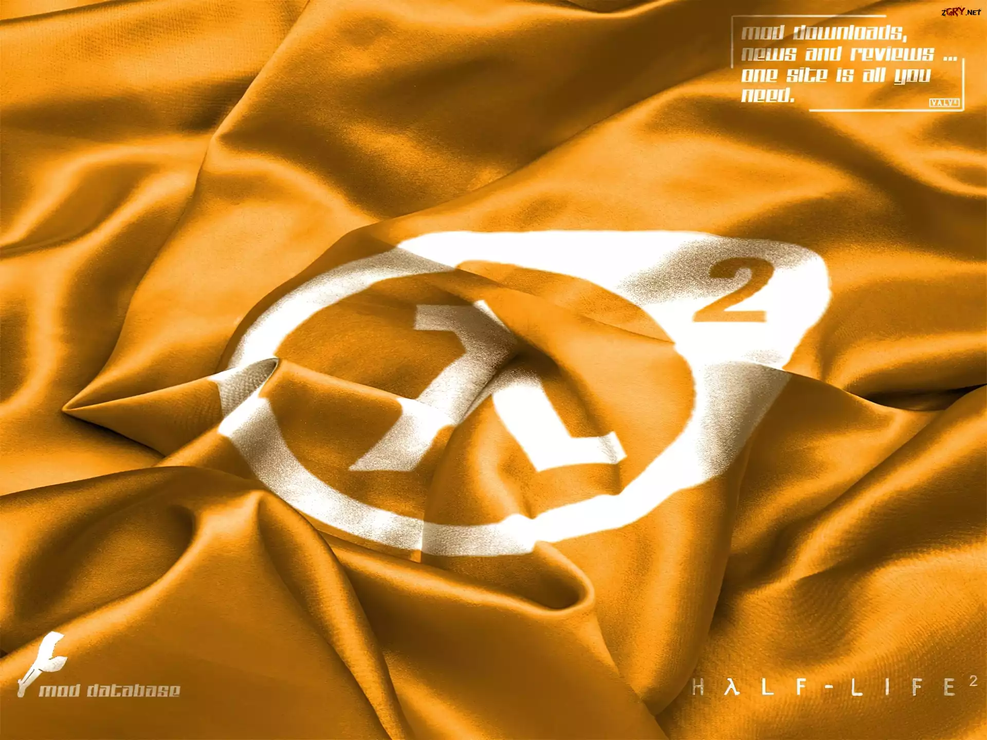 Half Life 2, materiał, logo