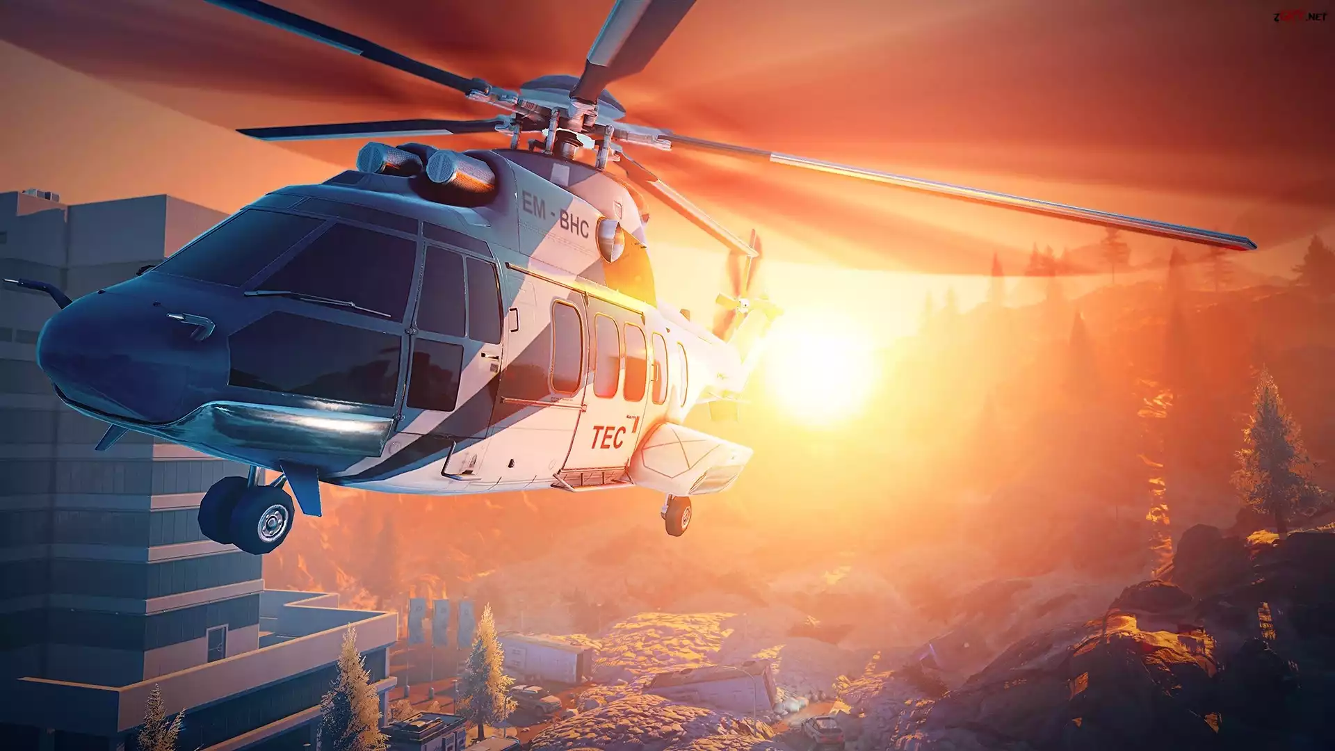 LecÄ…cy, Helikopter, Emergency