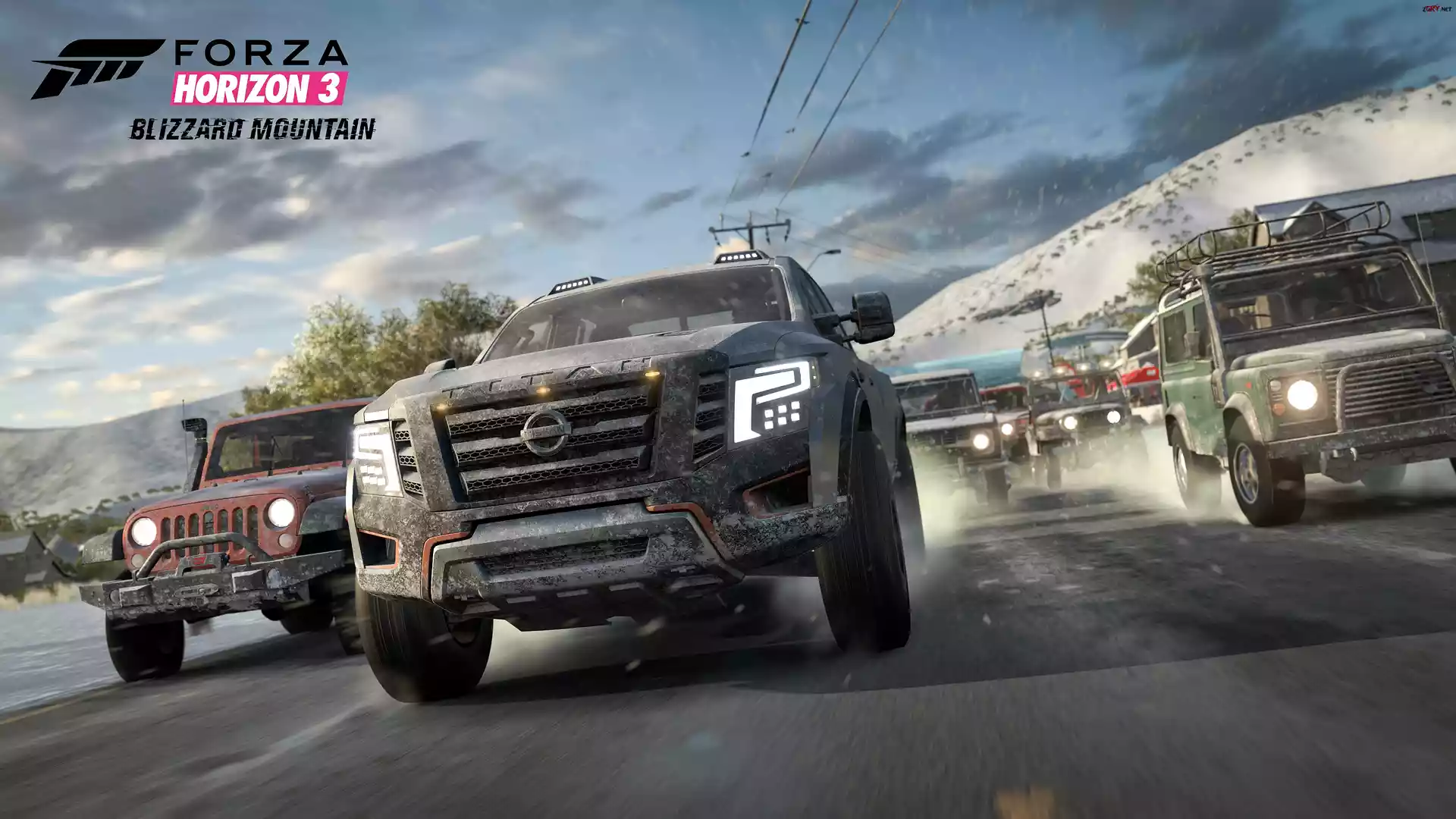 Samochody, Gra, Forza Horizon 3 Blizzard Mountain