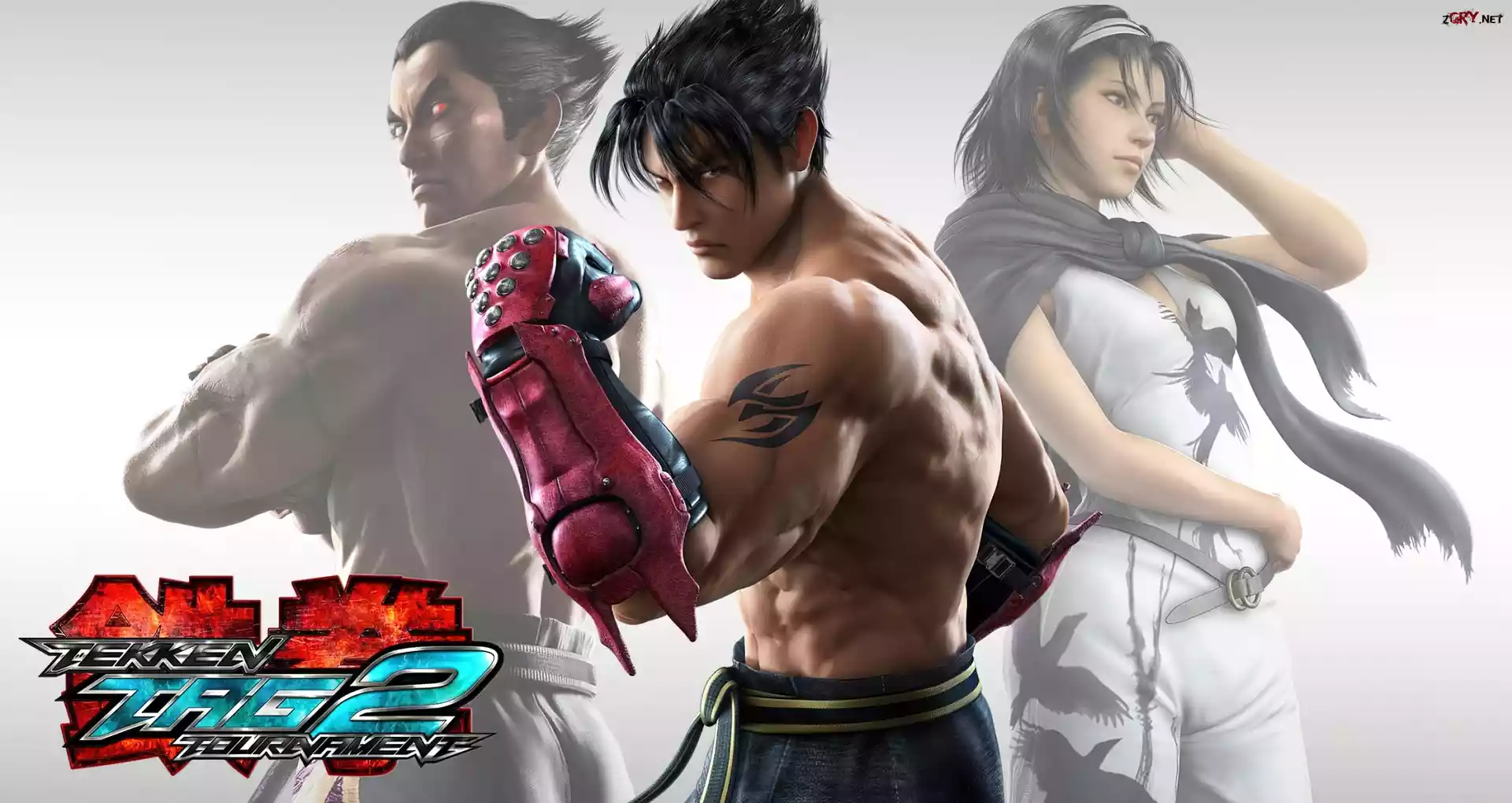 Jin Kazama, Jun Kazama, Kazuya Mishima