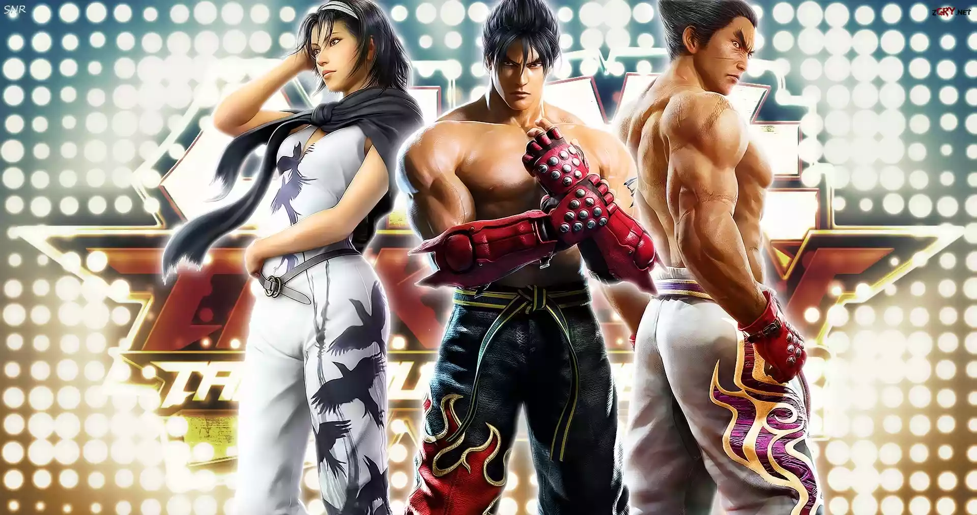 Jin Kazama, Jun Kazamam, Kazuya Mishima