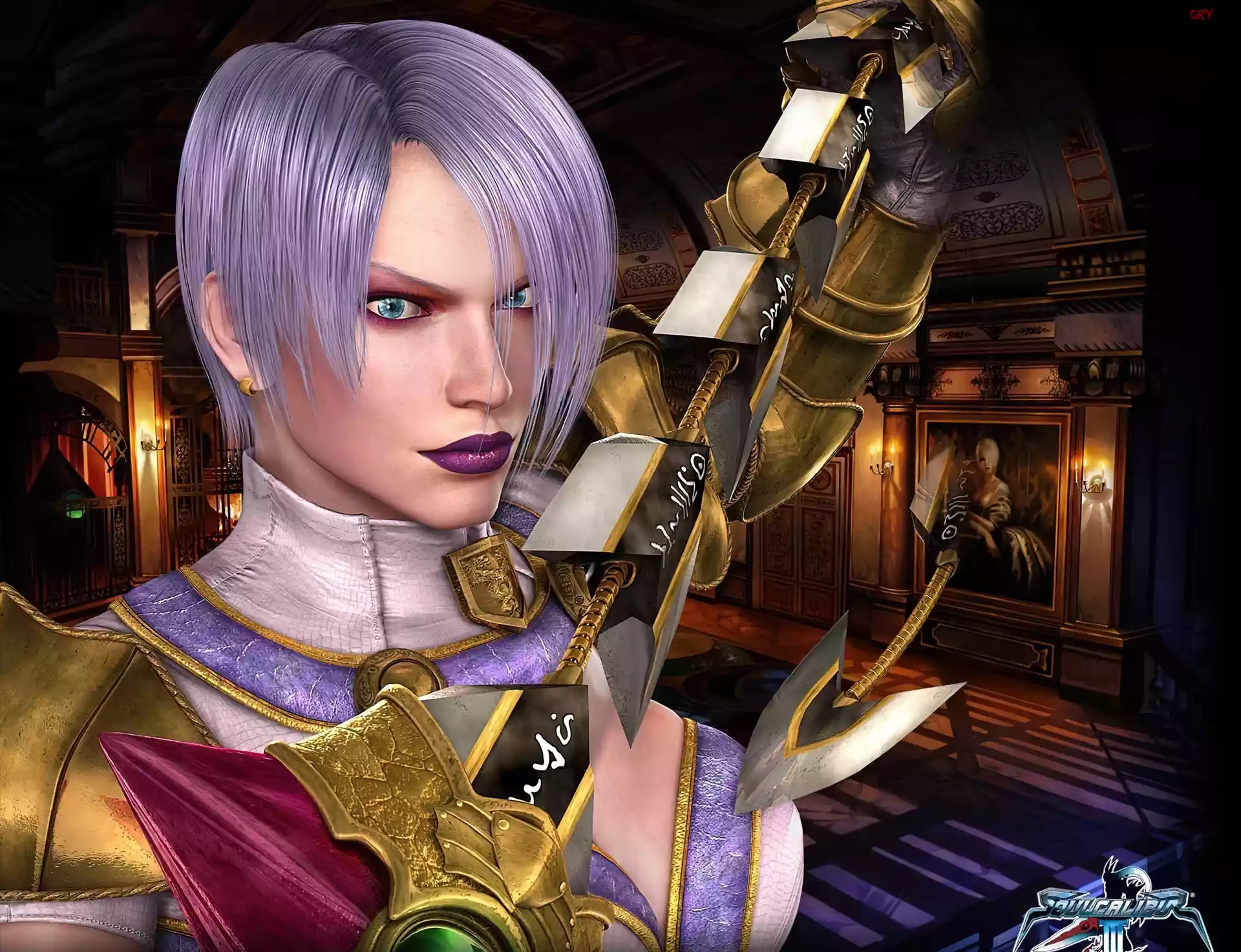 Kobieta, Ivy, Soul Calibur III, Miecz